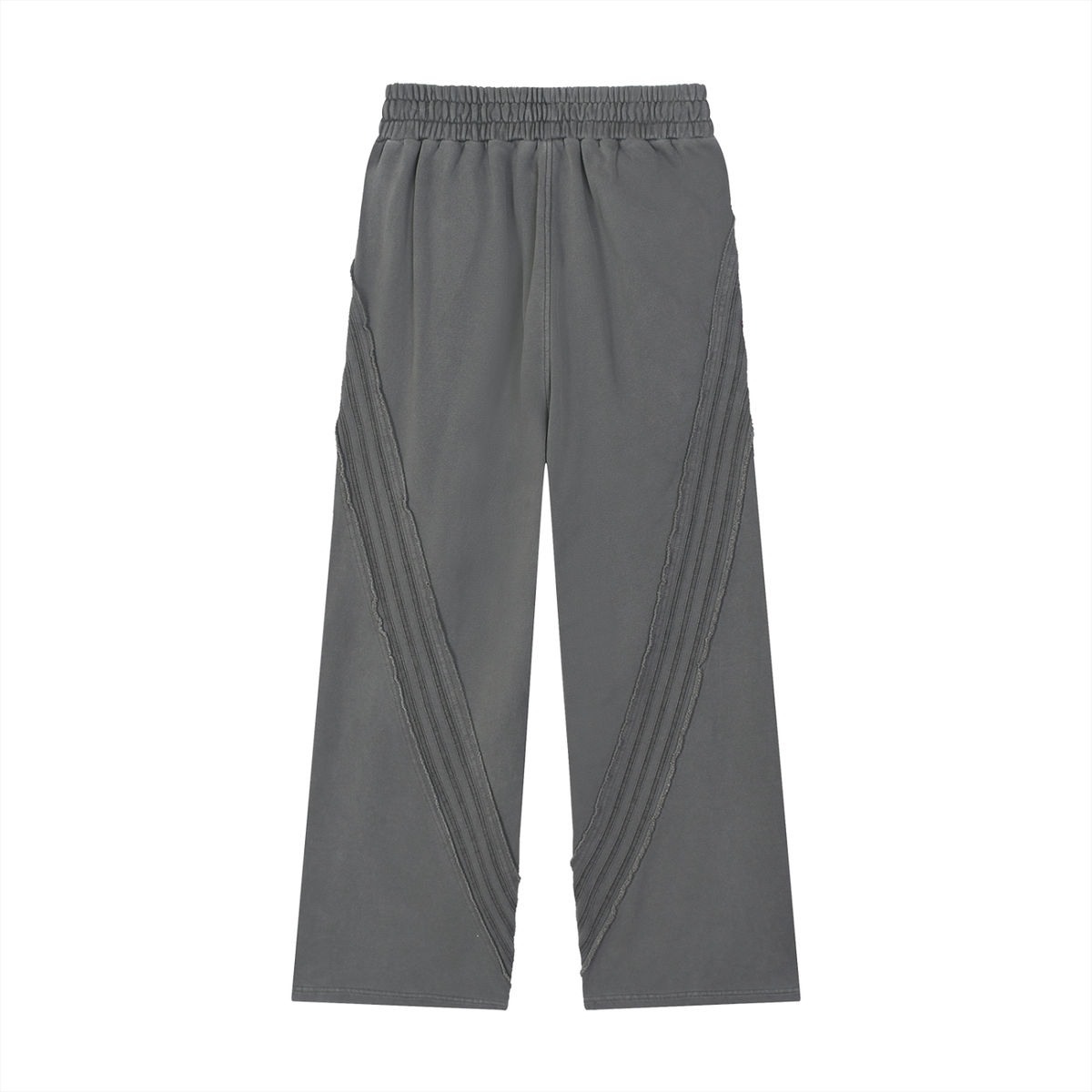 Smoked Out Fitness Snow Washed Tape Raw Edge Sweatpants