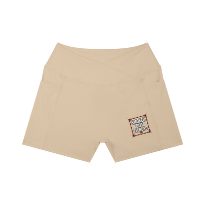 Smoked Out Fitness Women’s High Rise Pocket Yoga Shorts