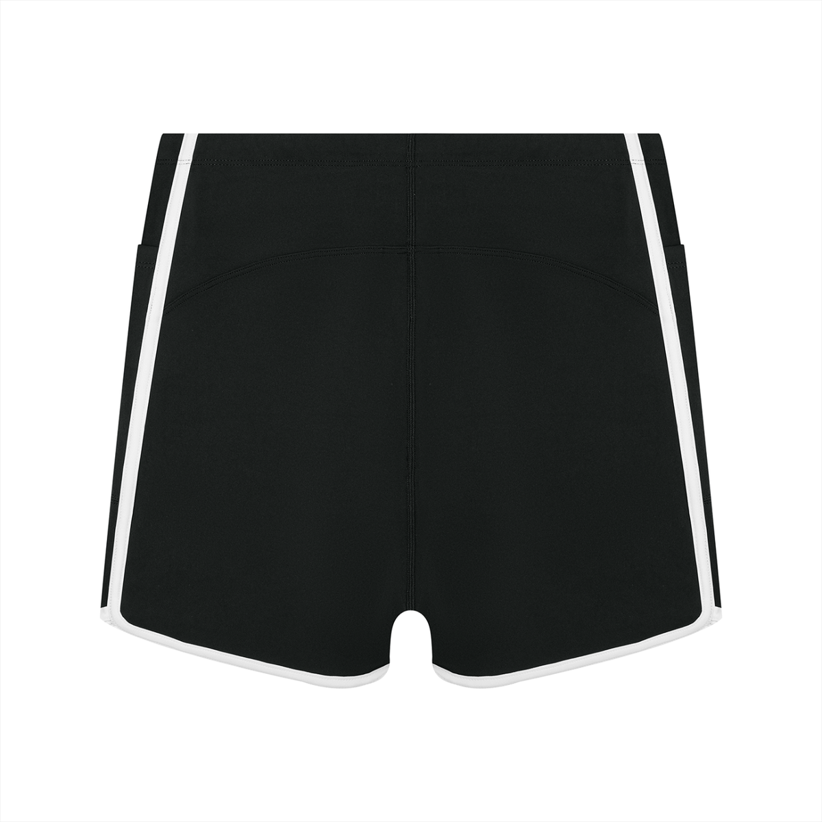Smoked Out Fitness Women's High Waisted Ringer Yoga Shorts