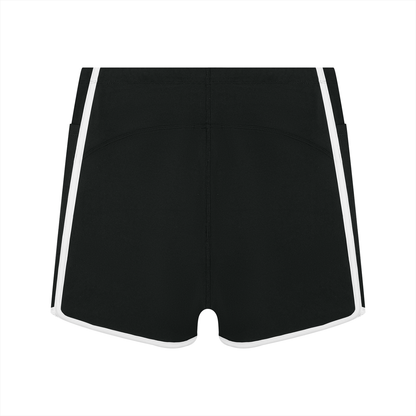 Smoked Out Fitness Women's High Waisted Ringer Yoga Shorts
