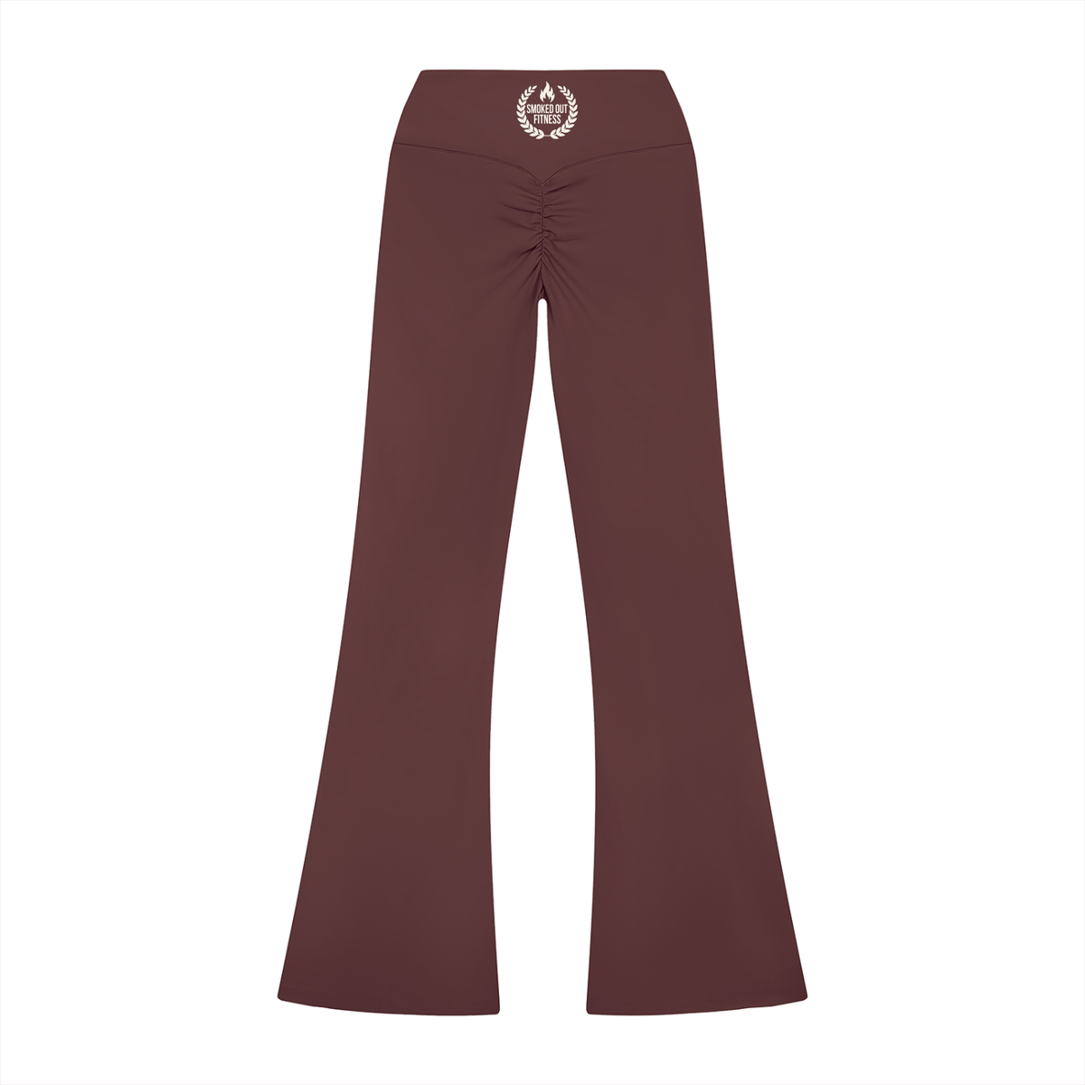 Smoked Out Fitness Women’s High Rise Flared Leggings