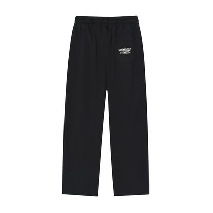 Smoked Out Fitness Reflection Striped Straight-Leg Sweatpants