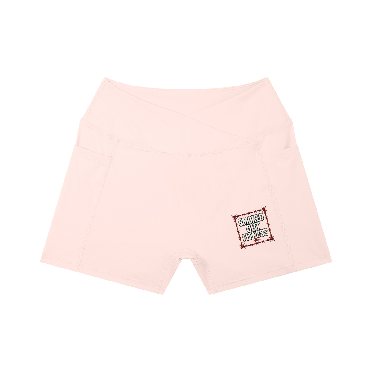 Smoked Out Fitness Women’s High Rise Pocket Yoga Shorts