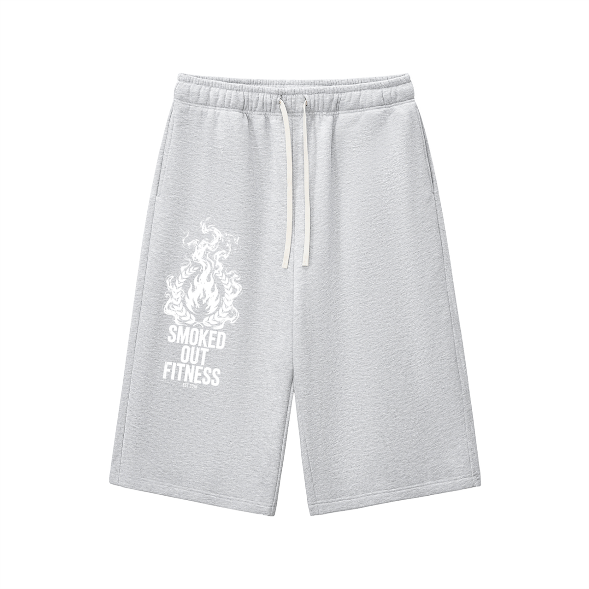 Smoked Out Fitness Relaxed Drawstring Three-quarter Sweatpants