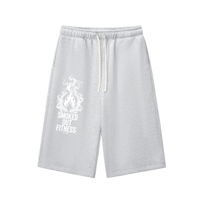 Smoked Out Fitness Relaxed Drawstring Three-quarter Sweatpants