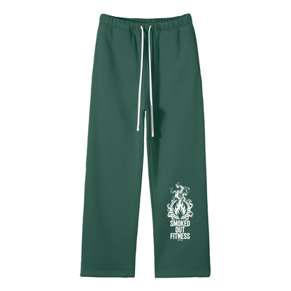 Smoked Out Fitness Unisex Solid Color Fleece Straight Leg Pants