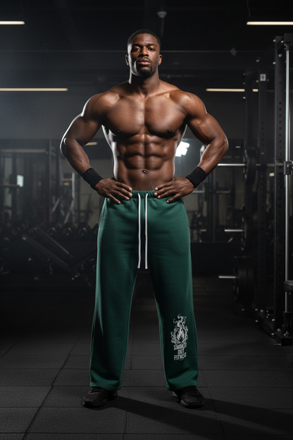 Smoked Out Fitness Unisex Solid Color Fleece Straight Leg Pants