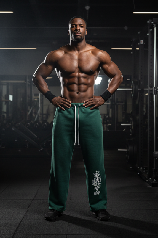 Smoked Out Fitness Unisex Solid Color Fleece Straight Leg Pants