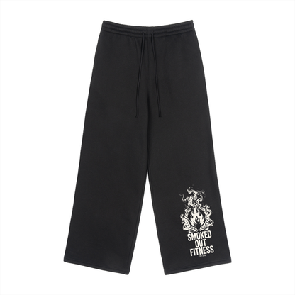 Smoked Out Fitness Fleece Drawstring Straight-Leg Sweatpants