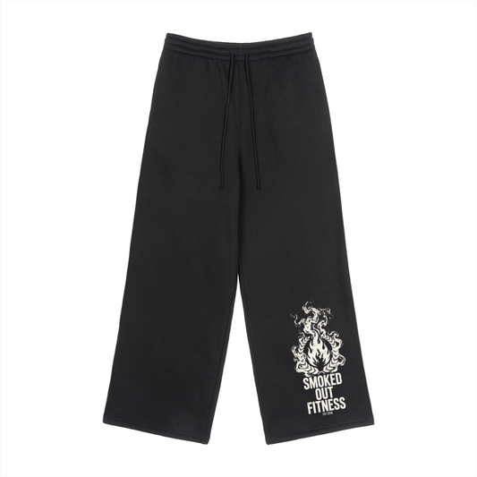 Smoked Out Fitness Fleece Drawstring Straight-Leg Sweatpants