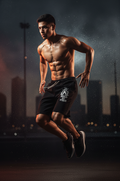 Smoked Out Fitness Relaxed Drawstring Three-quarter Sweatpants