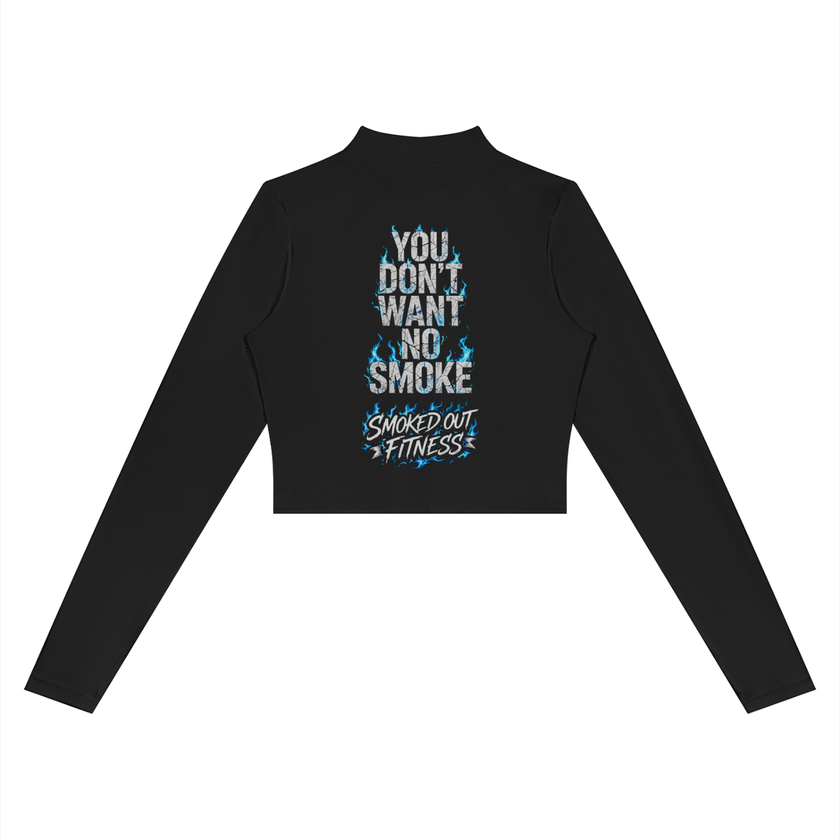 Smoked Out Fitness Women’s Crop Yoga Sports Jacket