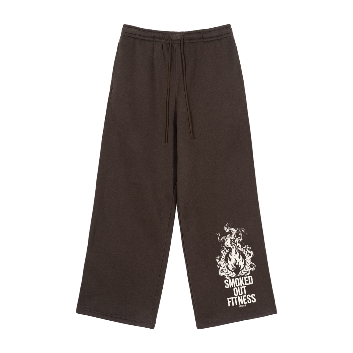 Smoked Out Fitness Fleece Drawstring Straight-Leg Sweatpants