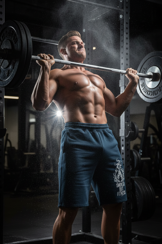 Smoked Out Fitness Unisex Raw Edge Fleece Shorts