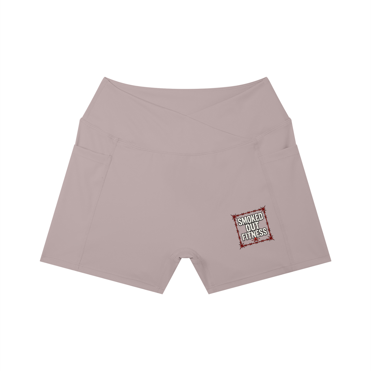 Smoked Out Fitness Women’s High Rise Pocket Yoga Shorts