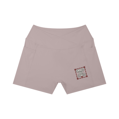 Smoked Out Fitness Women’s High Rise Pocket Yoga Shorts