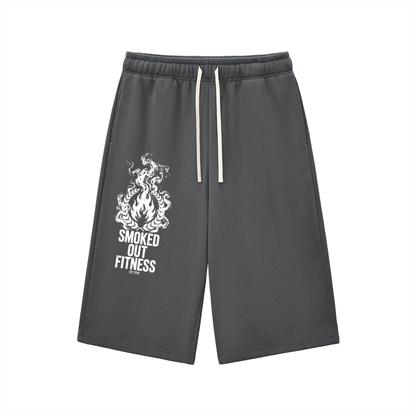 Smoked Out Fitness Relaxed Drawstring Three-quarter Sweatpants