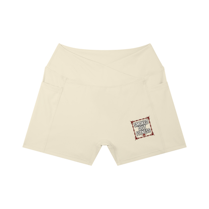 Smoked Out Fitness Women’s High Rise Pocket Yoga Shorts