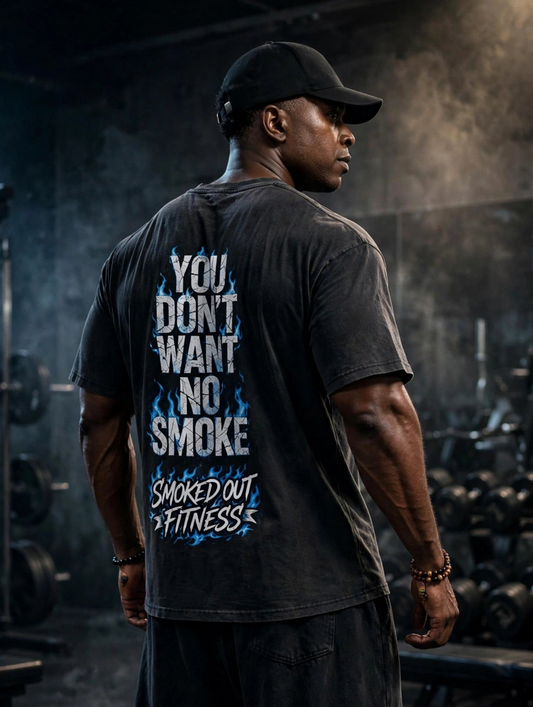Smoked Out Fitness Enzyme Washed T-Shirt