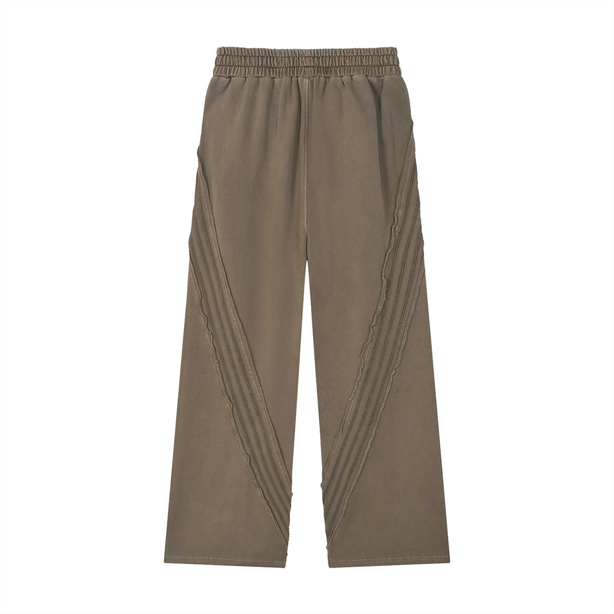 Smoked Out Fitness Snow Washed Tape Raw Edge Sweatpants