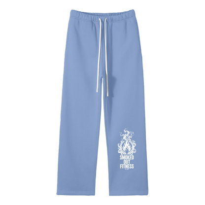 Smoked Out Fitness Unisex Solid Color Fleece Straight Leg Pants