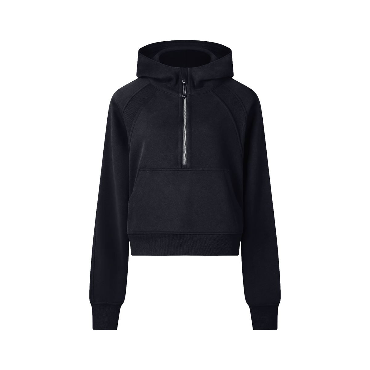 Smoked Out Fitness Cropped Half-Zip Hoodie