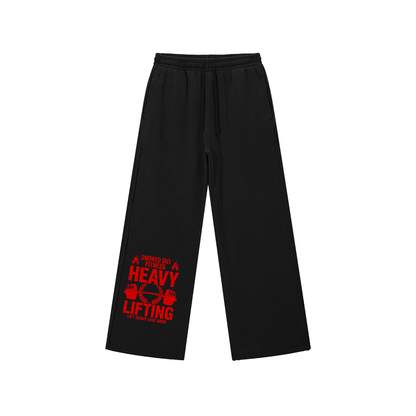 Smoked Out Fitness Snow Washed Raw Edge Sweatpants
