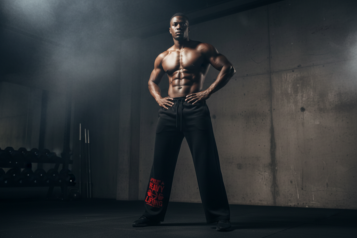 Smoked Out Fitness Snow Washed Raw Edge Sweatpants