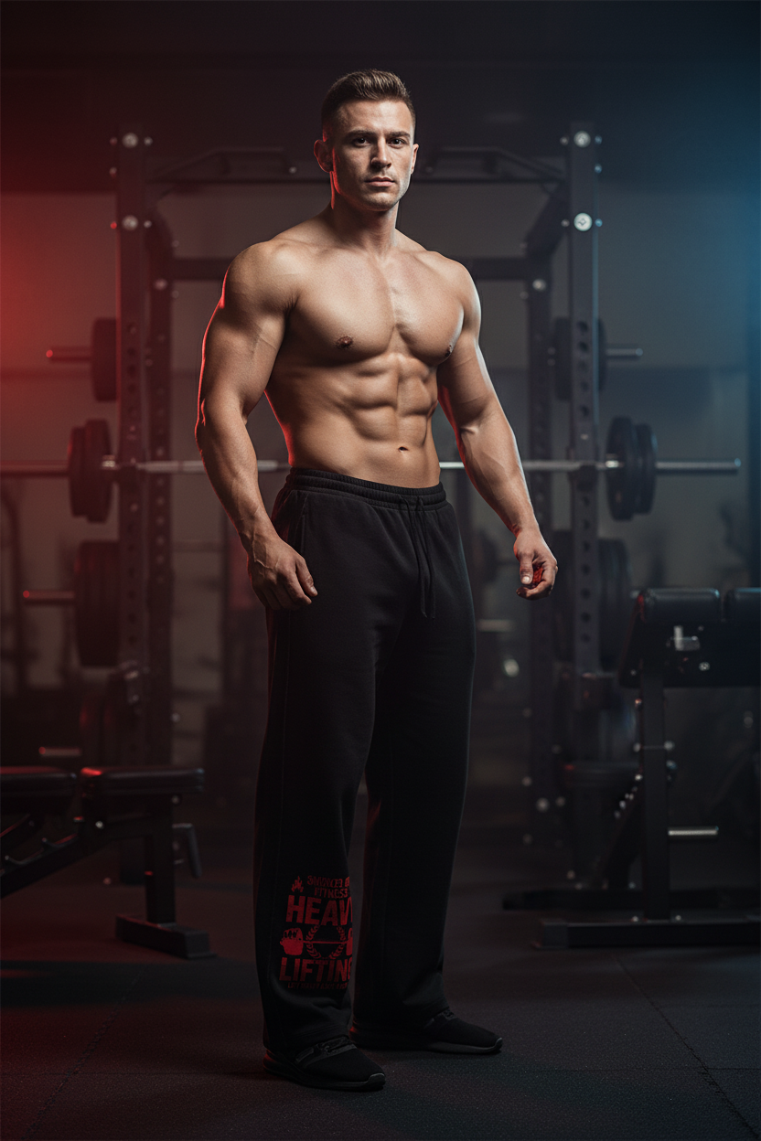 Smoked Out Fitness Snow Washed Raw Edge Sweatpants