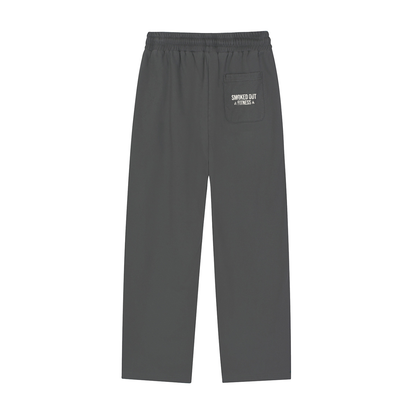 Smoked Out Fitness Reflection Striped Straight-Leg Sweatpants