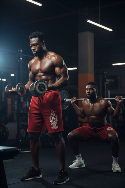 Smoked Out Fitness Unisex Raw Edge Fleece Shorts