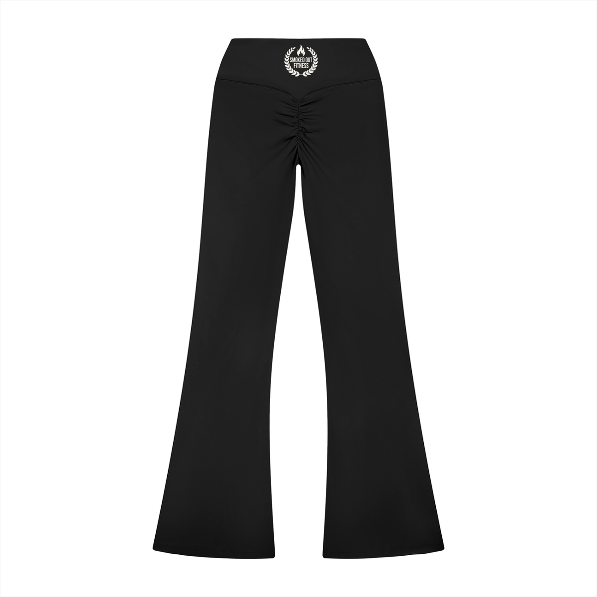 Smoked Out Fitness Women’s High Rise Flared Leggings