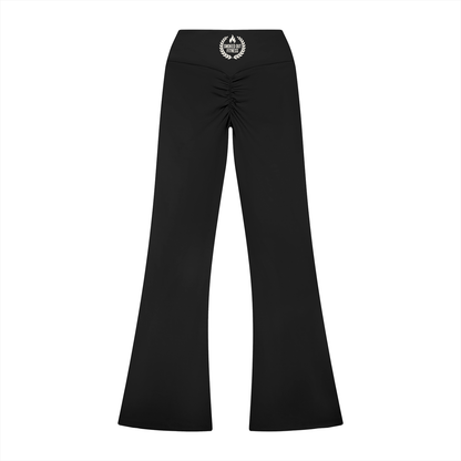 Smoked Out Fitness Women’s High Rise Flared Leggings