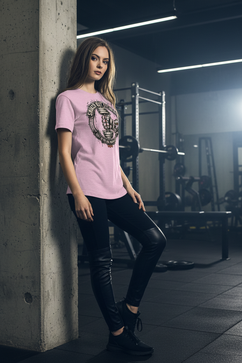SMOKED OUT FITNESS - Dumbbell Fist T-Shirt